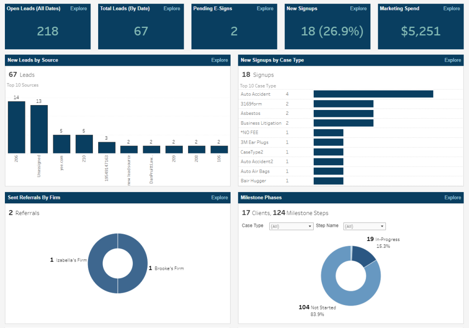 screenshot of Law Ruler Software
